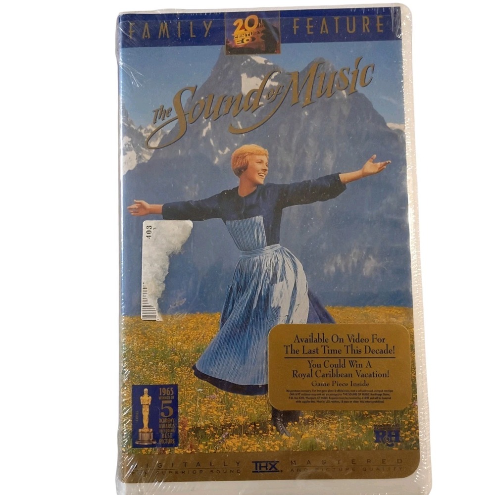 *SEALED* THE SOUND OF MUSIC‎ 20th Century Fox Family Feature VHS (1996)